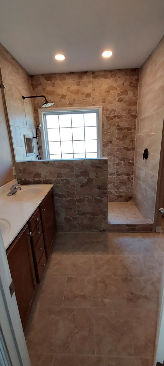 Cabinet/Vanity Installation for Son of a Journey Remodeling in Dallas, NC