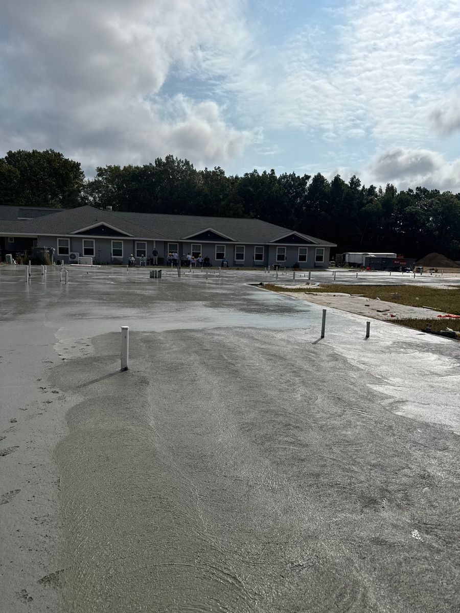 Site Preparation and Cleanup for Elevated Concrete and Home Improvements in Belleville, MI