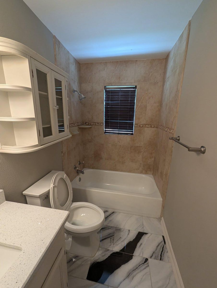 Bathroom Renovation for TopNotch Painting Solutions LLC in McAllen, TX