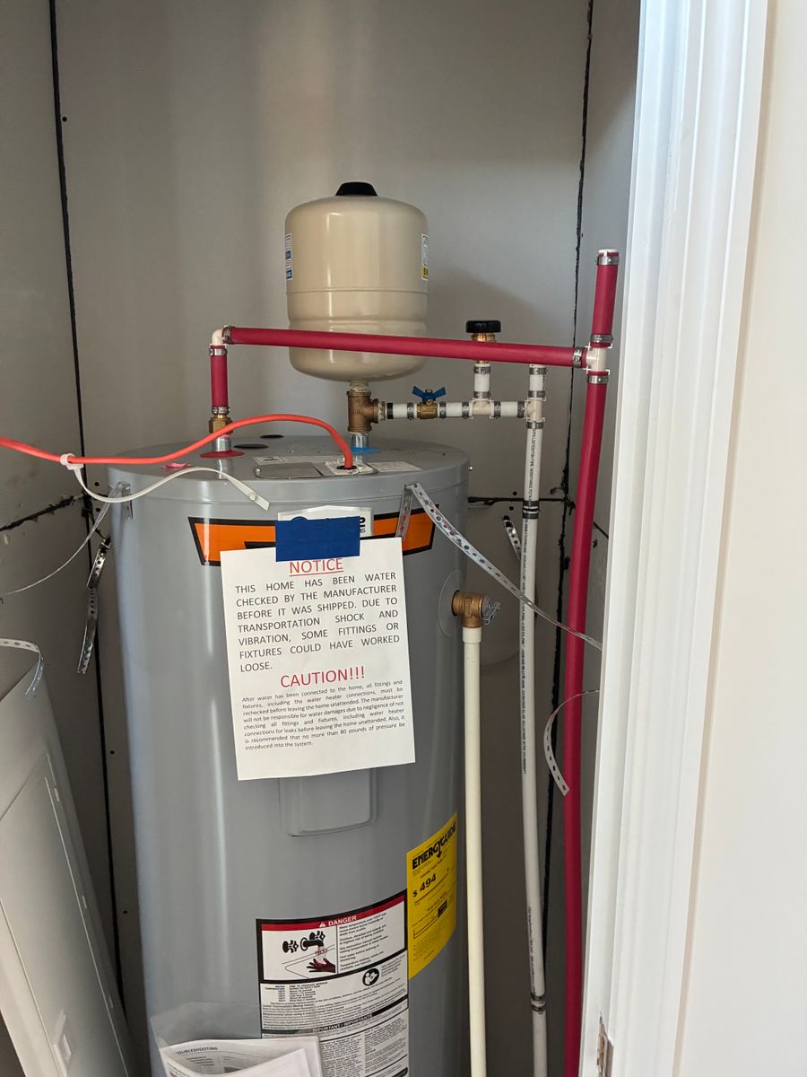 Water Heater Installation for Hunts Plumbing INC in Maxton, NC