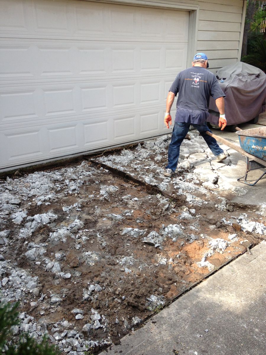 Stamped Concrete Installations for Texas Curb N Borders in Houston, TX