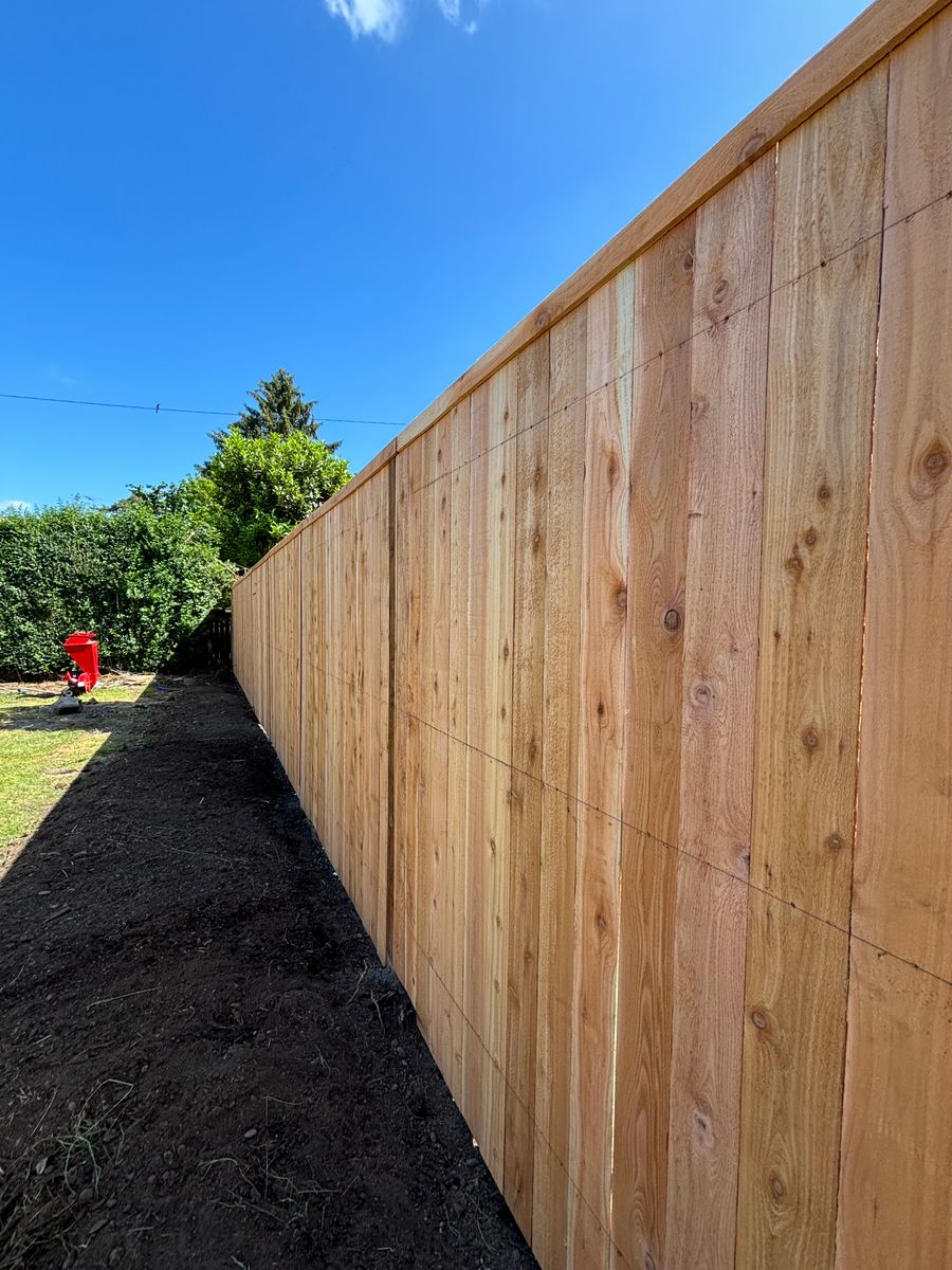 Fencing for C&A Concrete Construction in Salem, OR