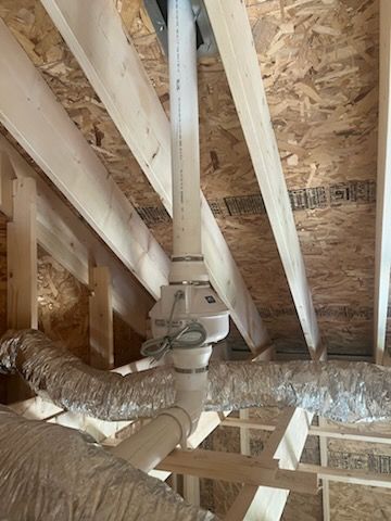 New Construction Installation for Radon Defense in Raymond, ME