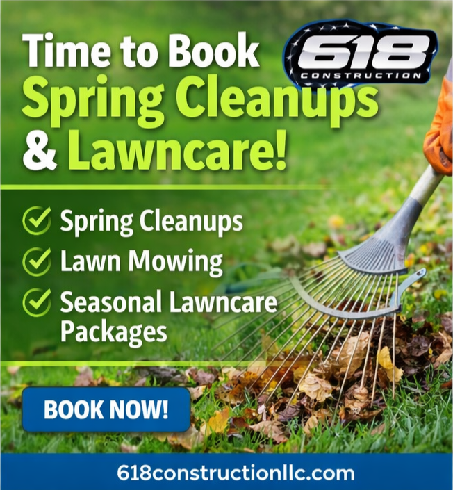 Commercial Lawn Care for 618 Construction  in Olney, IL