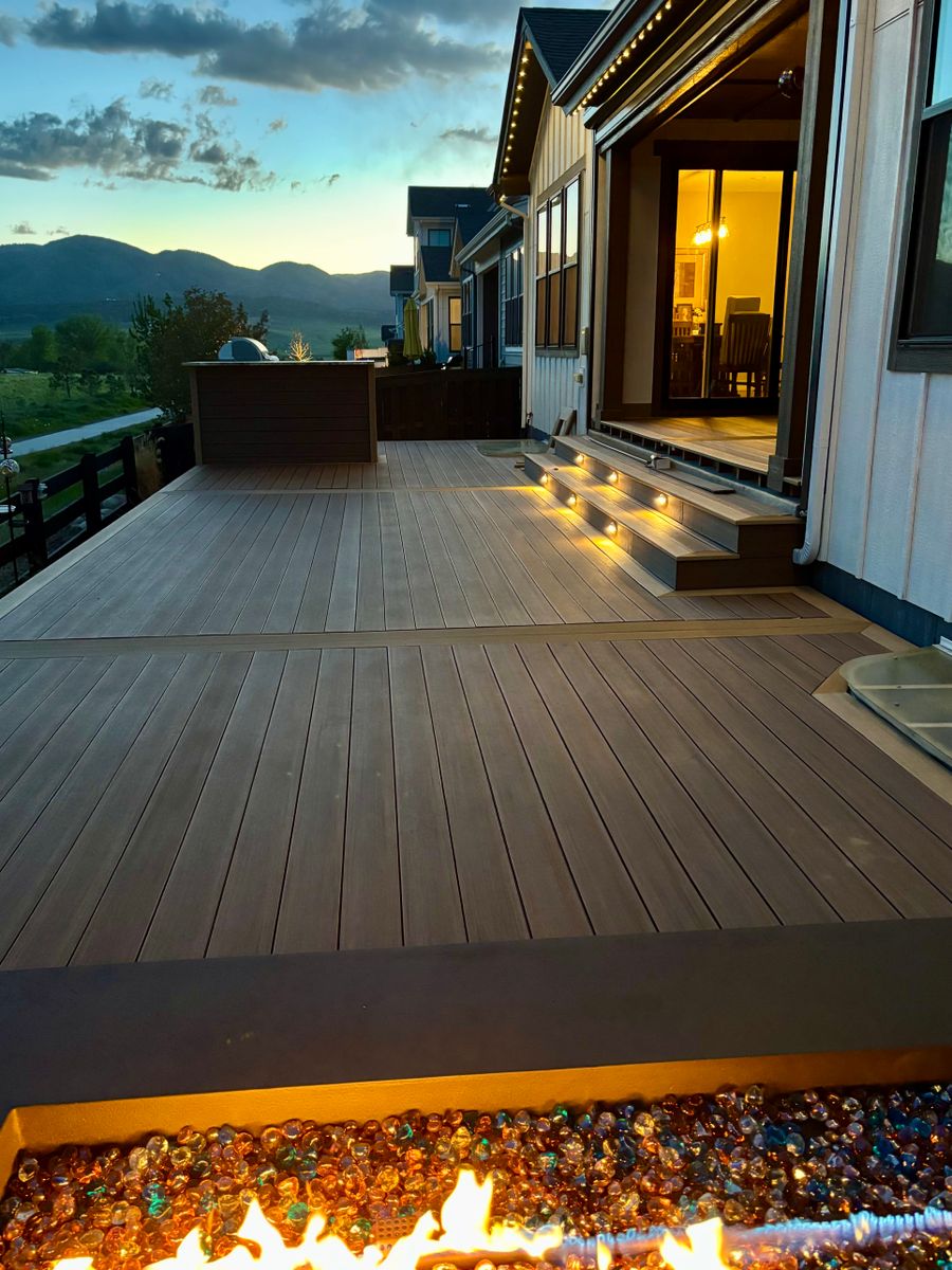 Deck & Patio Installation for Arnett Front Range Construction in Elizabeth, CO