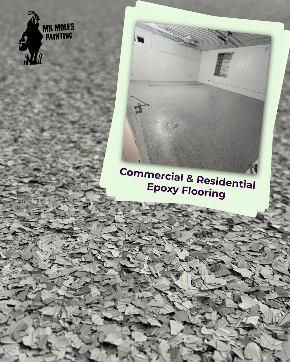 Epoxy Flooring for Mr. Mole's Painting in Bemidji, MN
