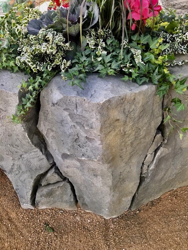 Custom Carved Concrete for Texas Curb N Borders in Houston, TX