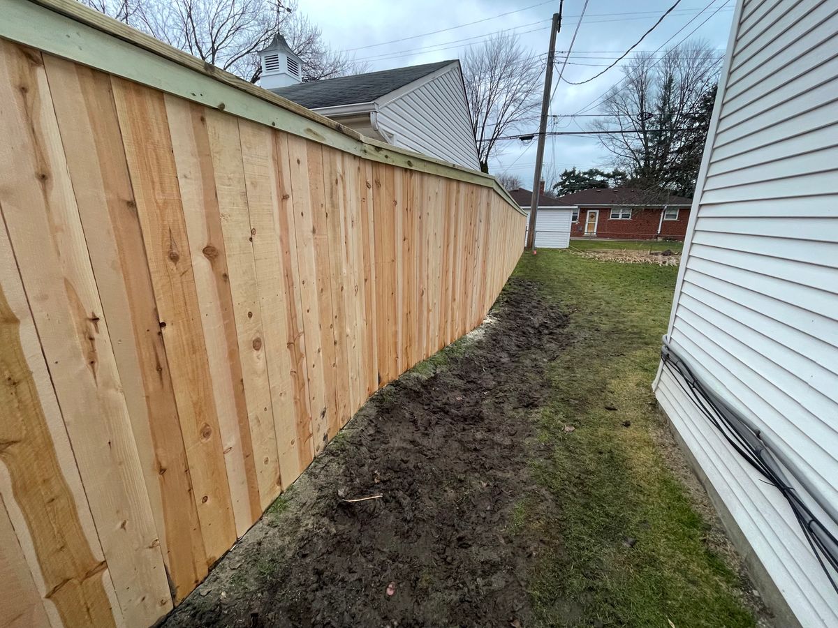 Fence Installation for TMF Services in Lapeer County, MI