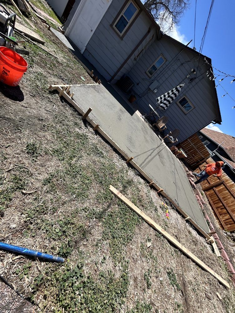 Concrete Slab Construction for Chavez Concrete INC in Denver, CO