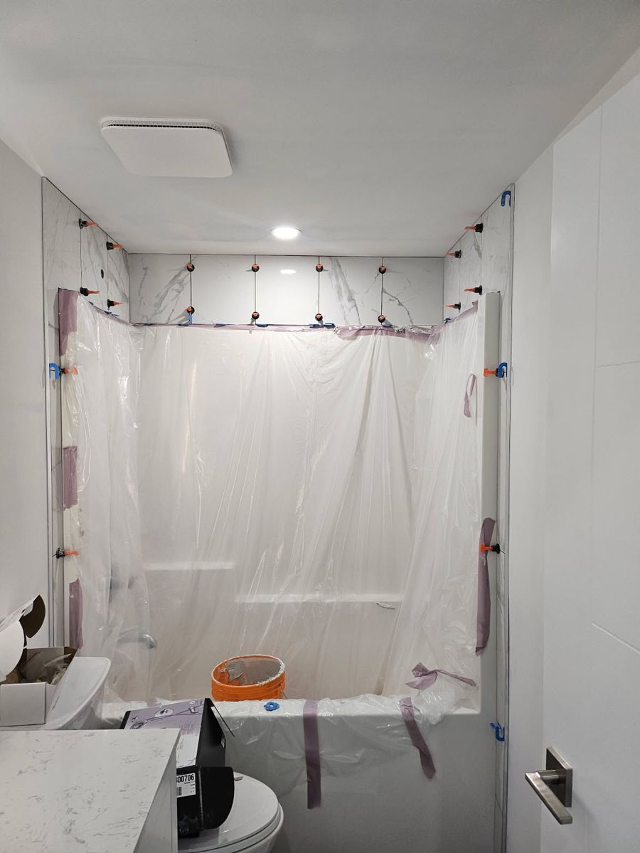 Bathroom Renovation for Skywalker Contracting Inc.  in Red Deer, Alberta