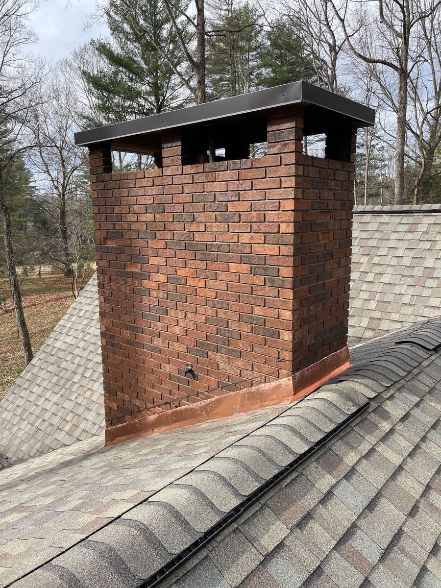 Chimney Replacement for RJ Roofing of WNC in Brevard, NC
