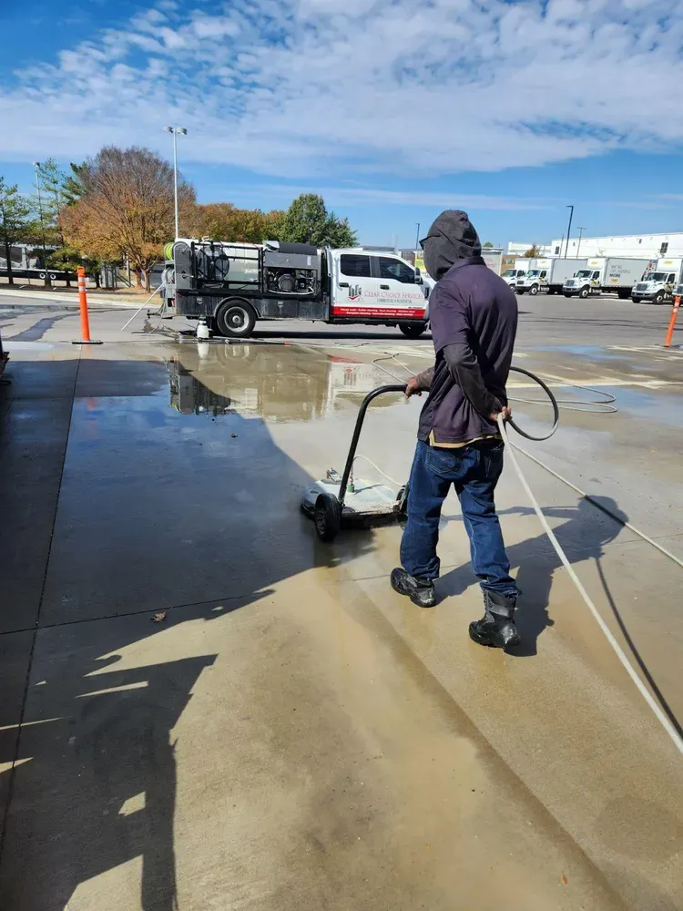 Power Washing for Clear Choice Services in Nashville, TN