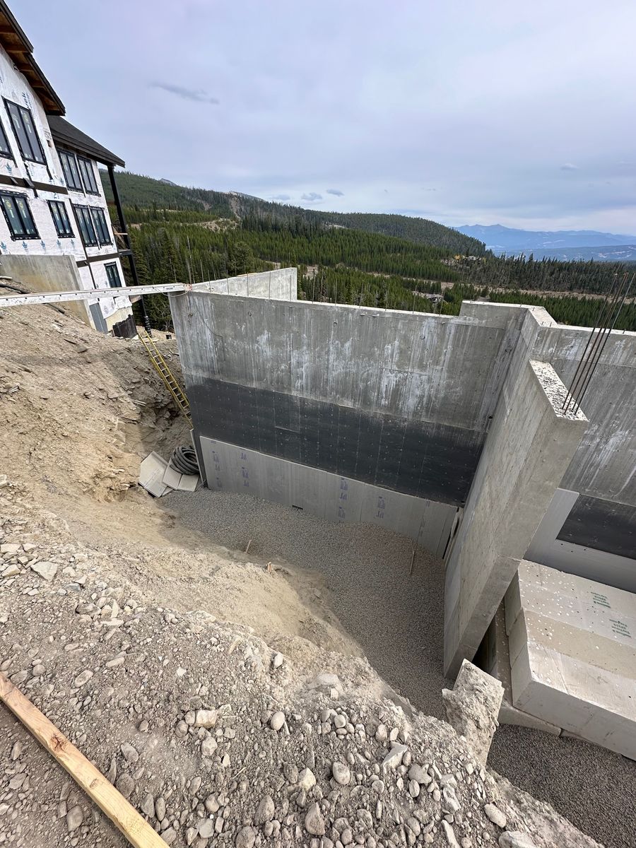 Grading /Dirt Work for R&H Homes in Bozeman, MT