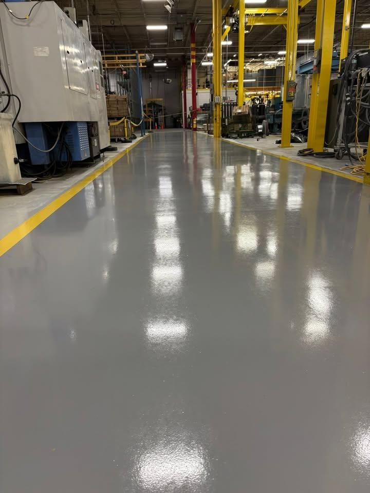 Concrete Polishing for Yellow Brick Road in Cookeville, TN