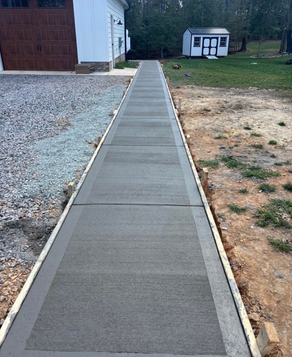 Concrete Slab Construction for Tri County Enterprises in Benton, PA