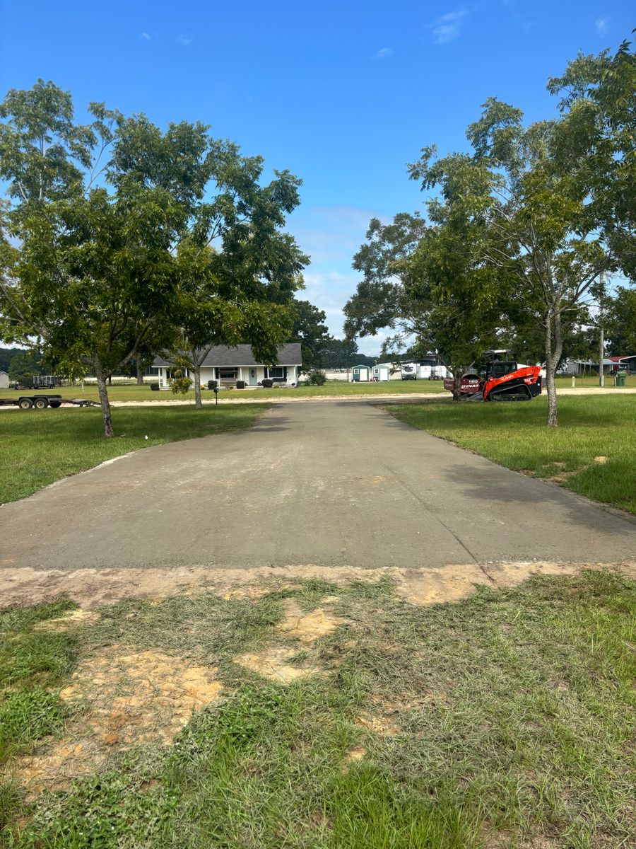 Driveway Installation for Coursey Construction in Metter, GA