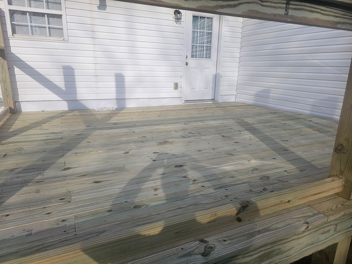 Decking for A&D Home Improvements in Cleveland, TN