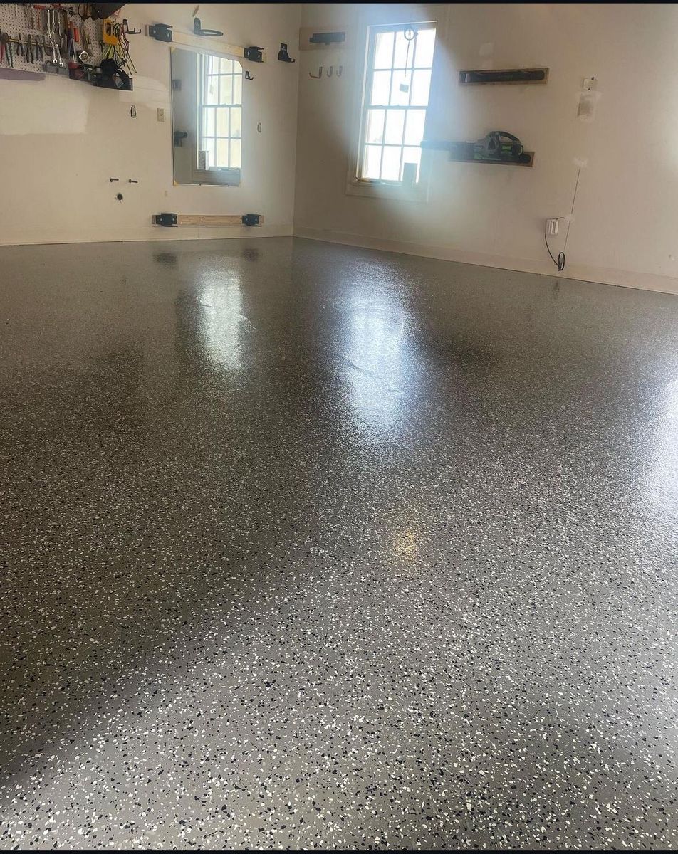 Epoxy Floor Coating for GEOS Painting in New Braunfels, TX