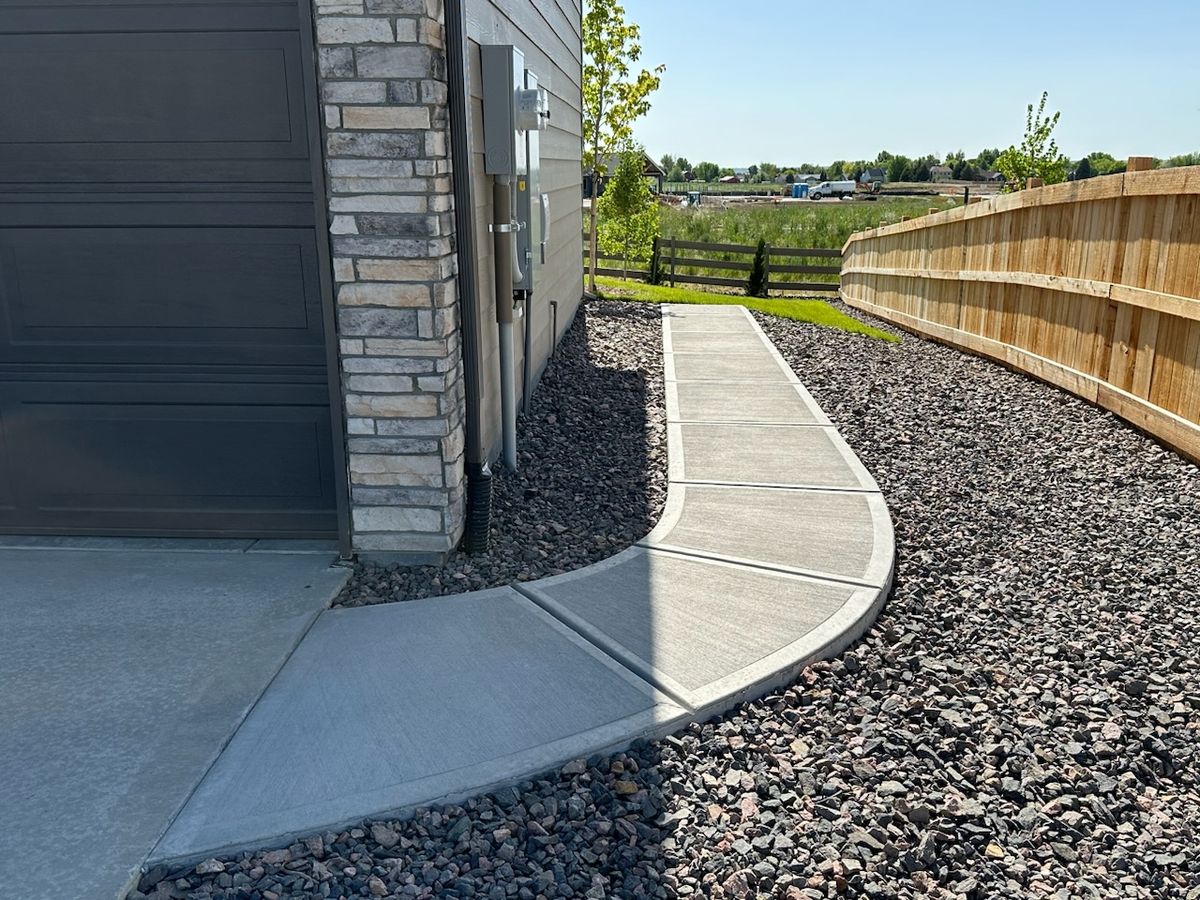 Sidewalk Installation for RT Custom Concrete LLC in Longmont, CO