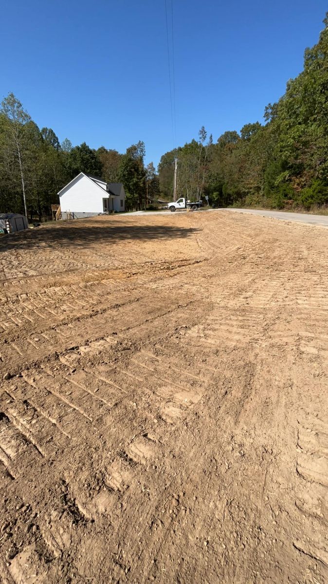 Land Grading for Double V Services in Dickson, TN