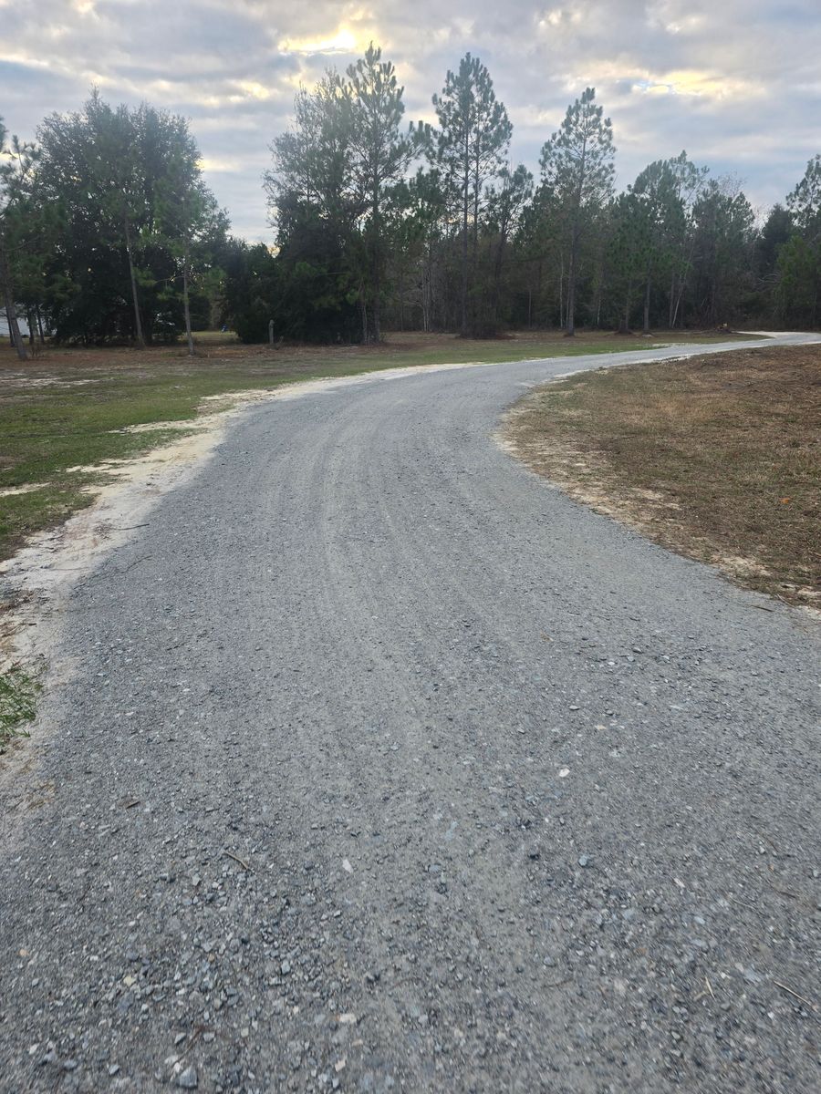 Driveway Installation for Giles Land Management, LLC in Hahira, GA
