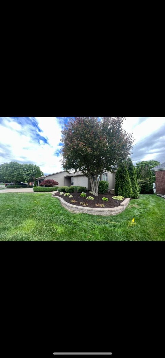 Retaining Wall Construction for Brogan's Landscape Construction in Oxford,, MI