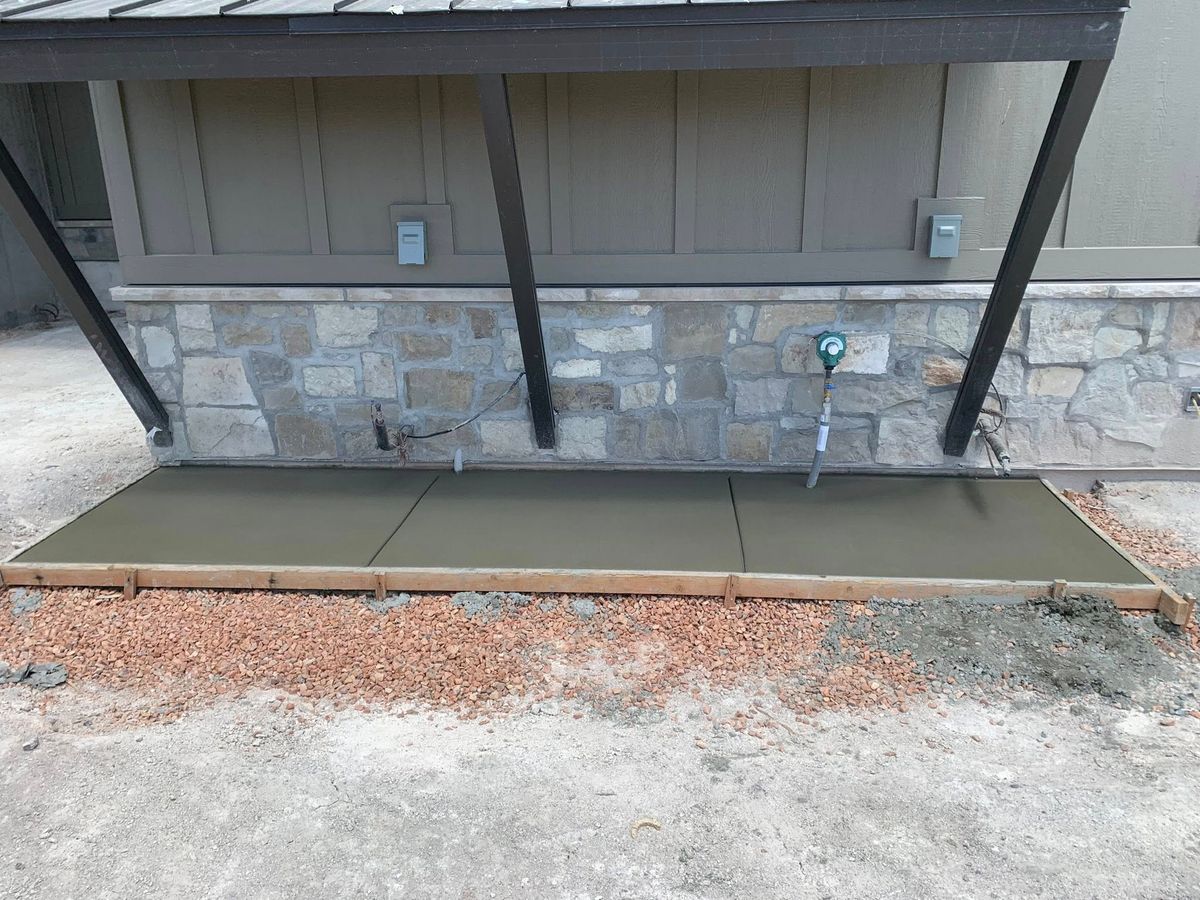 Sidewalk Installation for Diamond Peak Concrete in Garland, UT