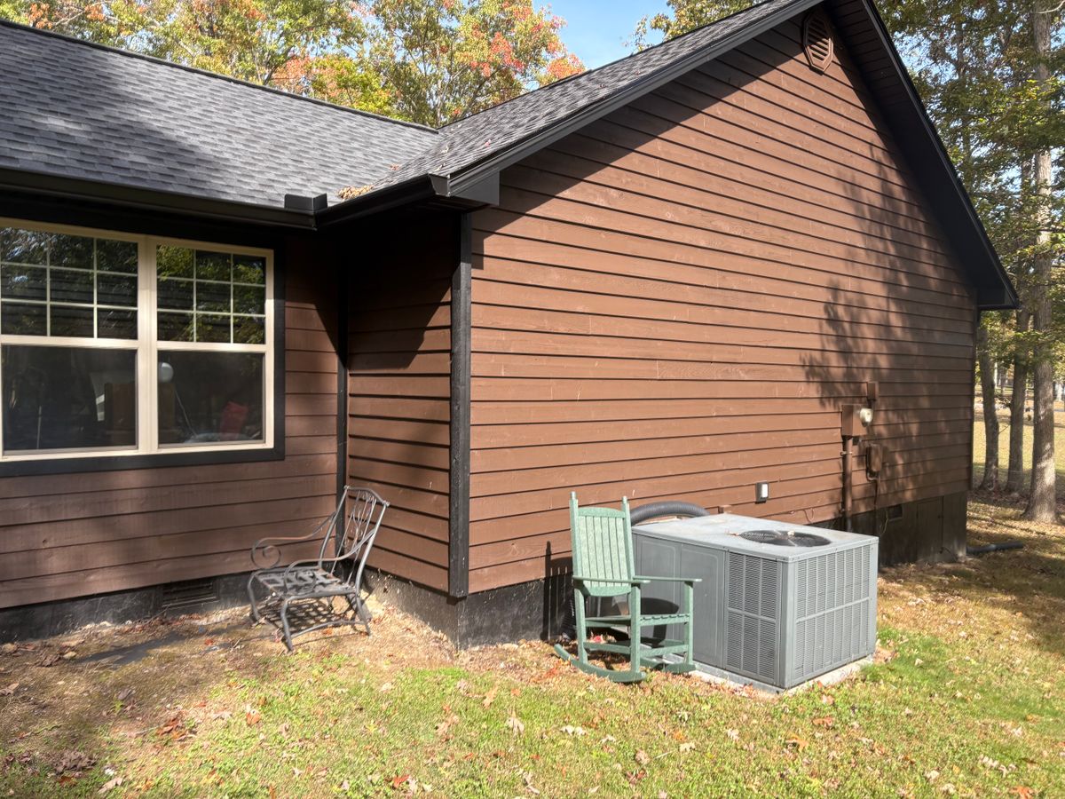 Log Home Staining for NXT Generation Painting in Cookeville, TN