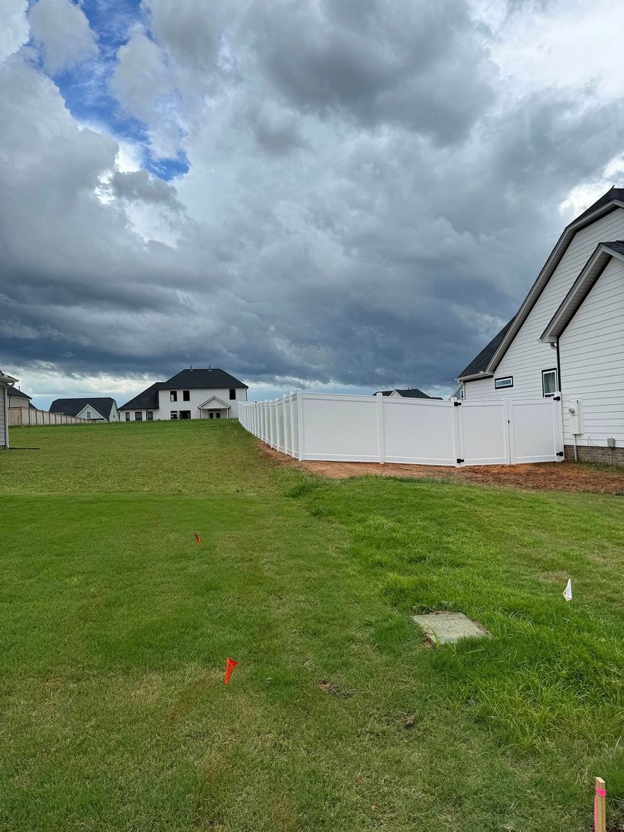 Fence Installation for Palmetto Fence in Greenville, SC