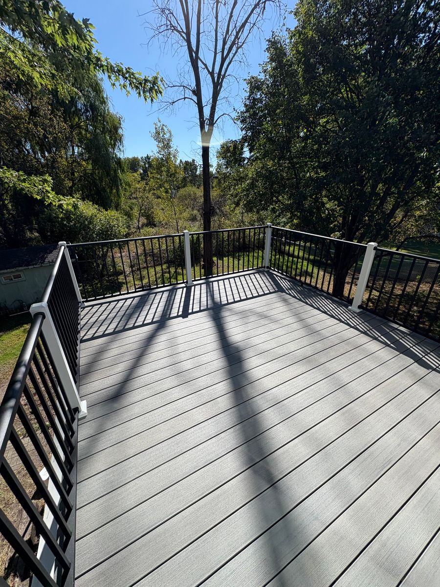 Westbury Aluminum Deck Railing for Radke Deck Works & Remodeling in Elk River, MN