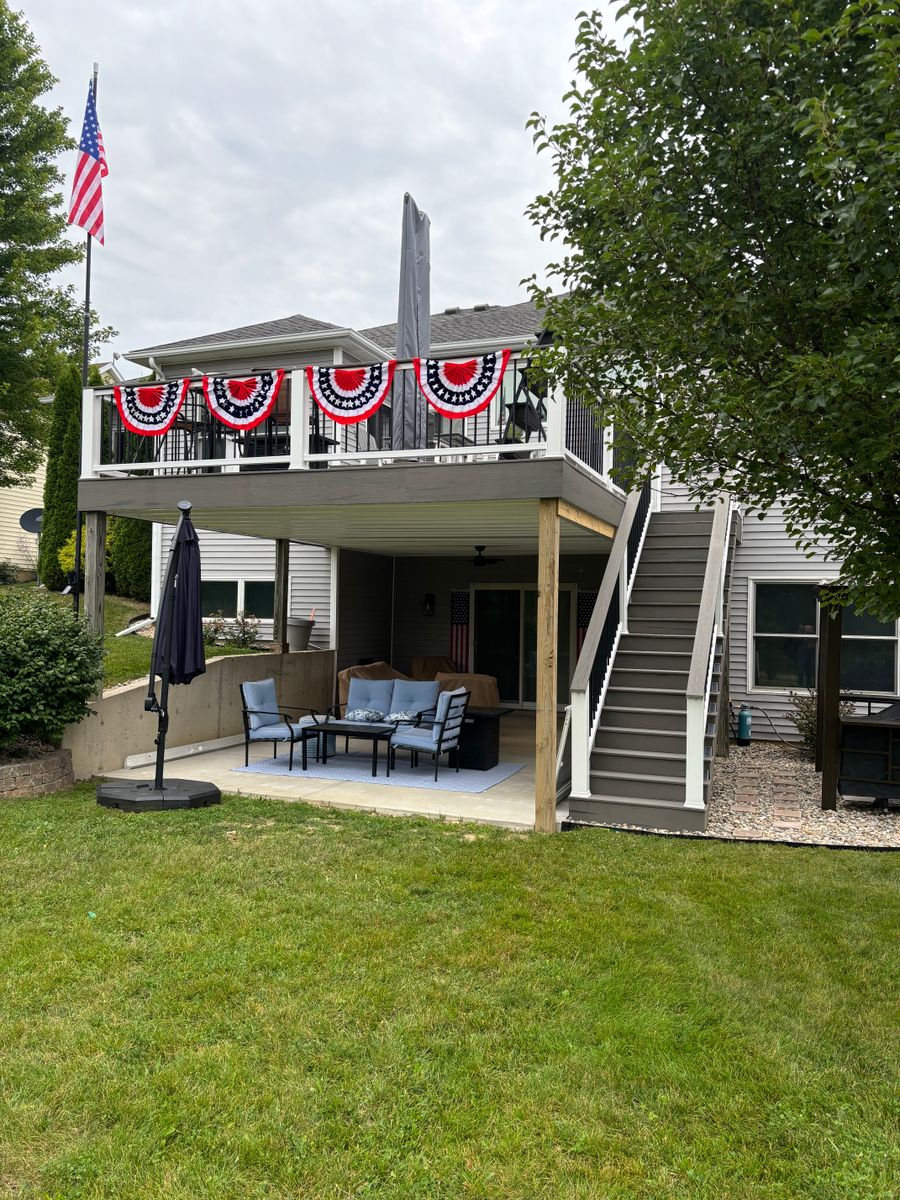 Deck & Patio Installation for Integrity Restoration & Construction in Angola, IN