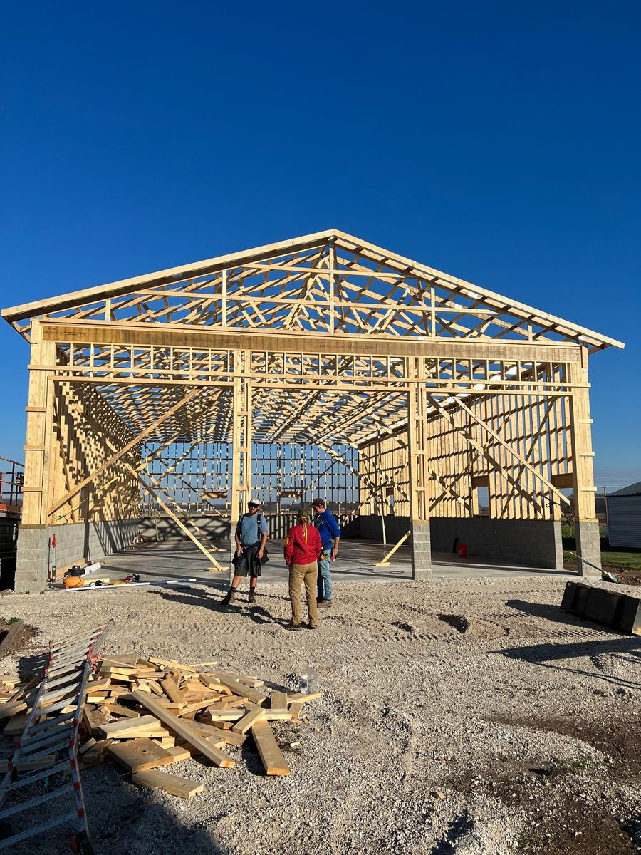 Framing for Lake Ridge Construction LLC in Kiel, WI