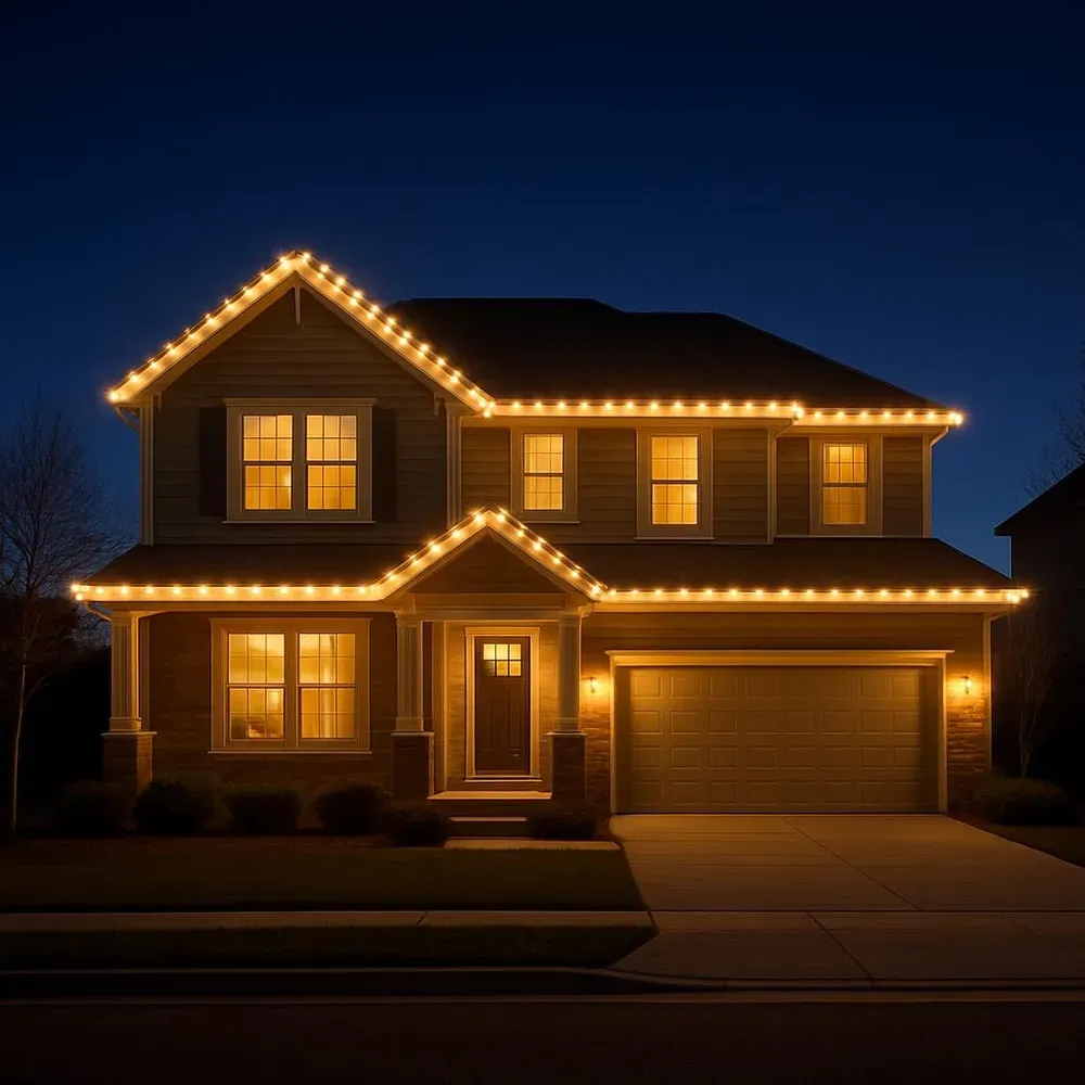 Christmas Light Installation for Prime Time Pressure Washing & Roof Cleaning in Moyock, NC