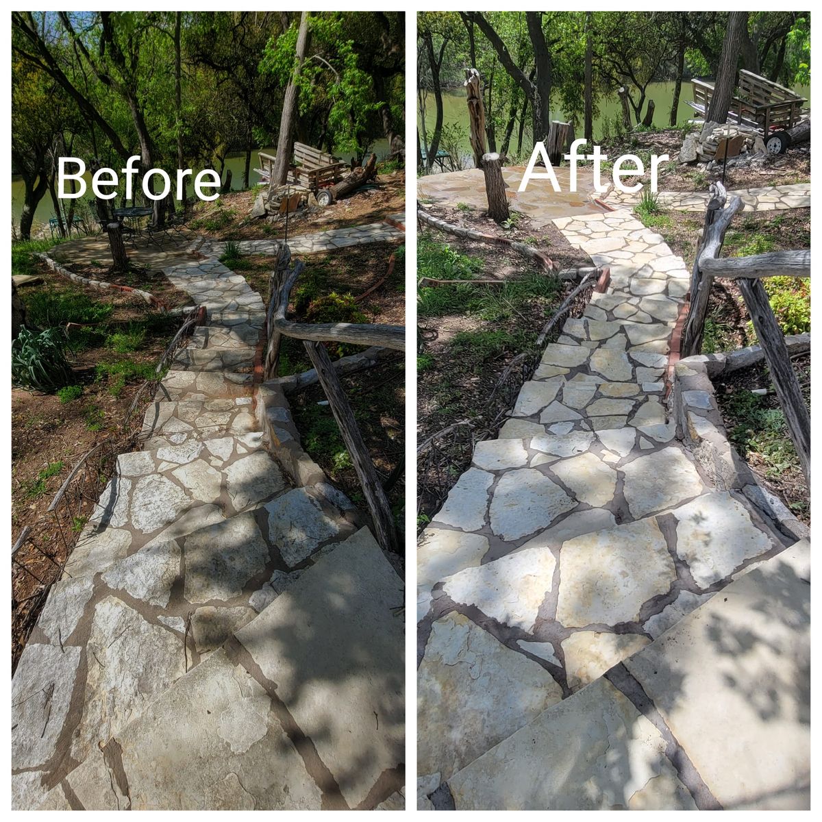 Hardscape Cleaning for Tier 1 Pressure Washing in Granbury, TX