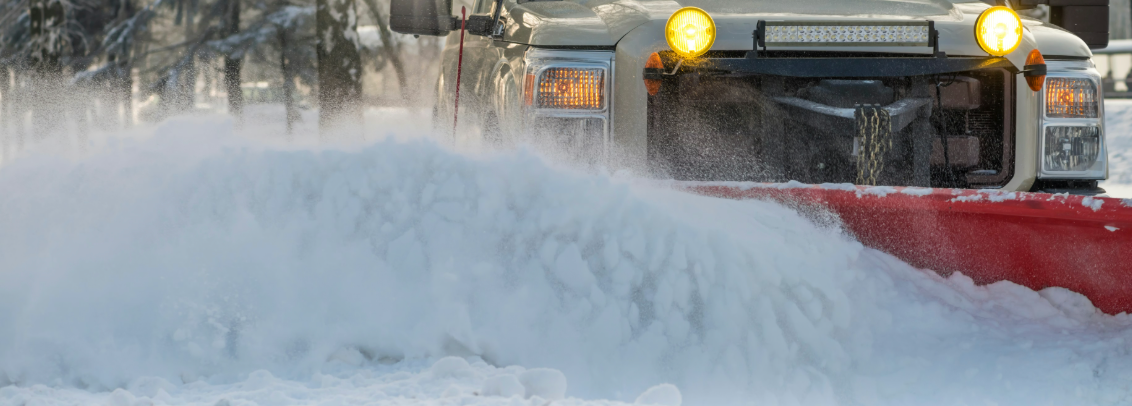 Snow Plowing for 360 Outdoor Services in Lapeer, MI