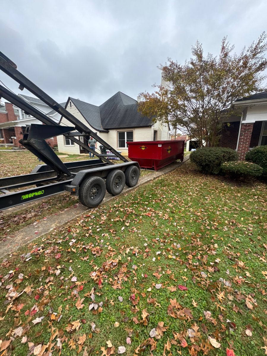 20 Yard Dumpster for Everything Outdoors in Abingdon, VA