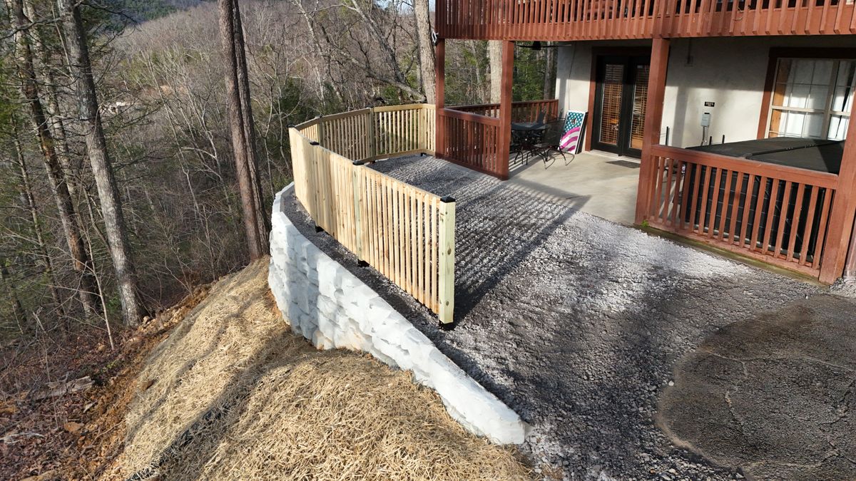 Retaining Walls for Grayson Groundworks in Sevierville, TN