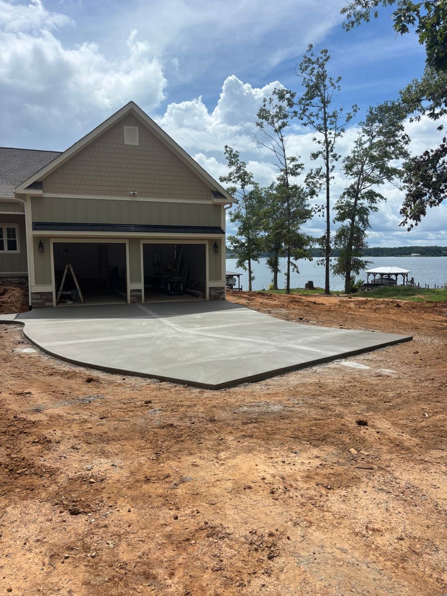 Concrete Flat Work for Baer & Sons Concrete in Greenwood County, SC