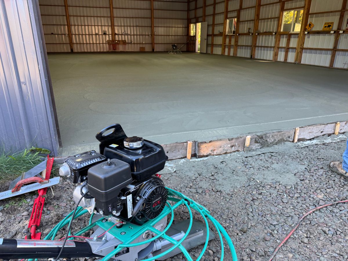 Foundations for Montana Concrete Creations in Bigfork, MT