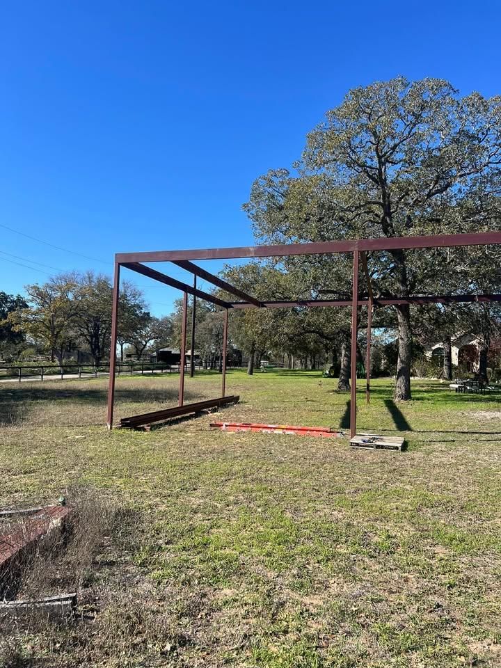 Concrete Construction for King Services in Seguin, TX