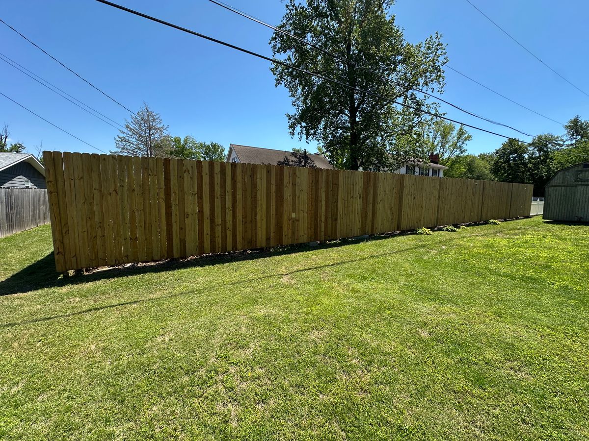 Fence Installation for Martinez and Sons Fence in Centralia, IL