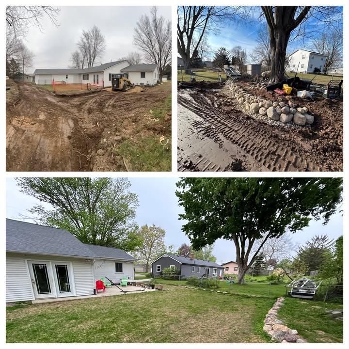 Land Grading for Palmer Property Services in Middleville, MI