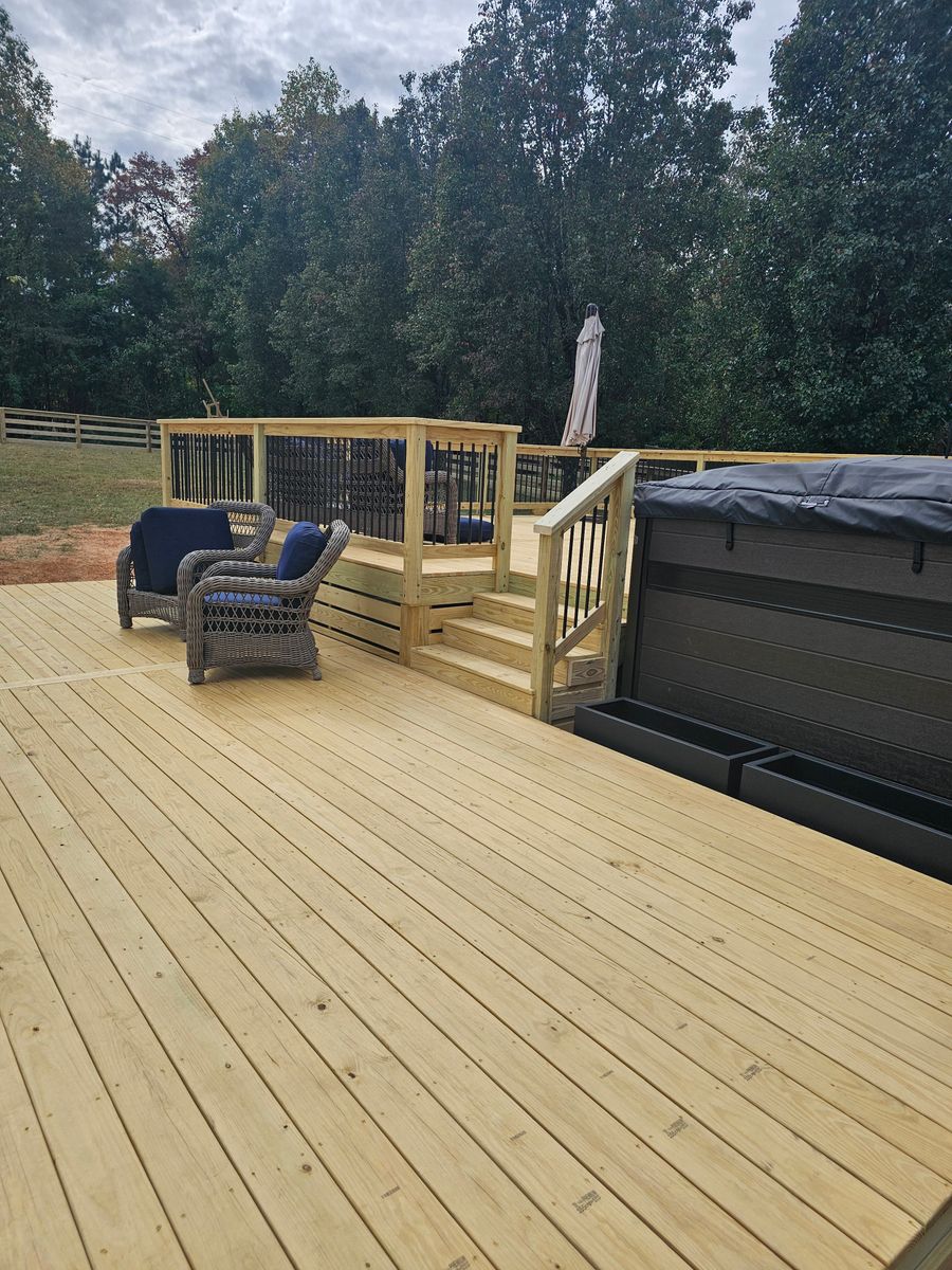 Deck & Patio Installation for Tru-Love Outdoor Services in Denton, NC