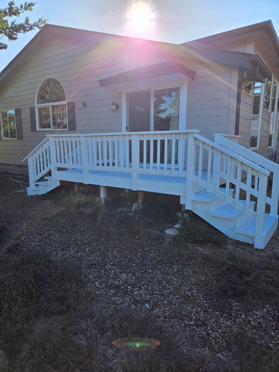 Deck Installation for BTC Construction in Florence, OR