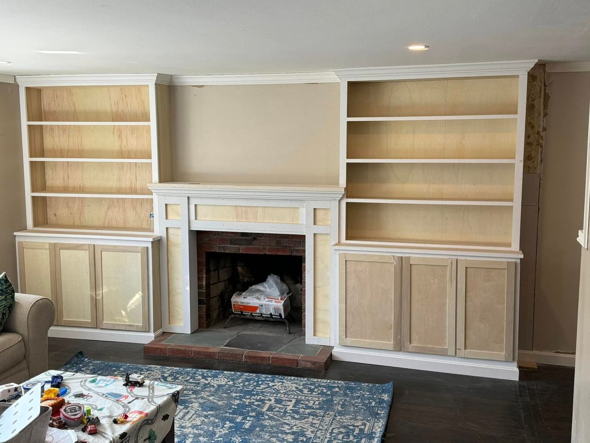 Cabinet Refinishing for Belfort Builders in Kingston, MA