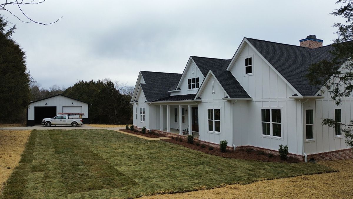 Landscaping and Sod Installation for High Country Wildlife & Land Management in Columbia, TN