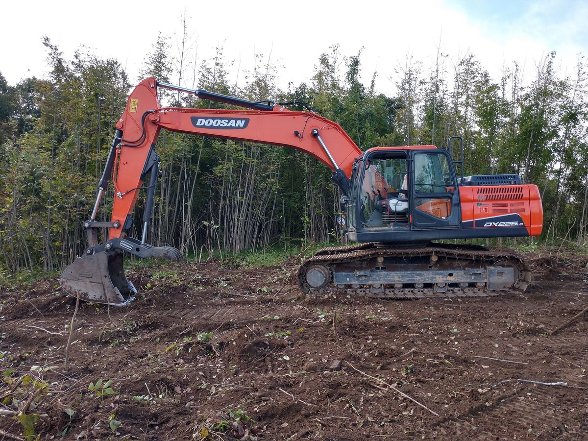 Land Clearing for MJS Excavating in Hardwick, MA