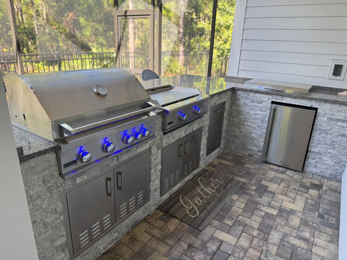 Outdoor Kitchen Construction for MI Contracting LLC in St. Augustine, FL