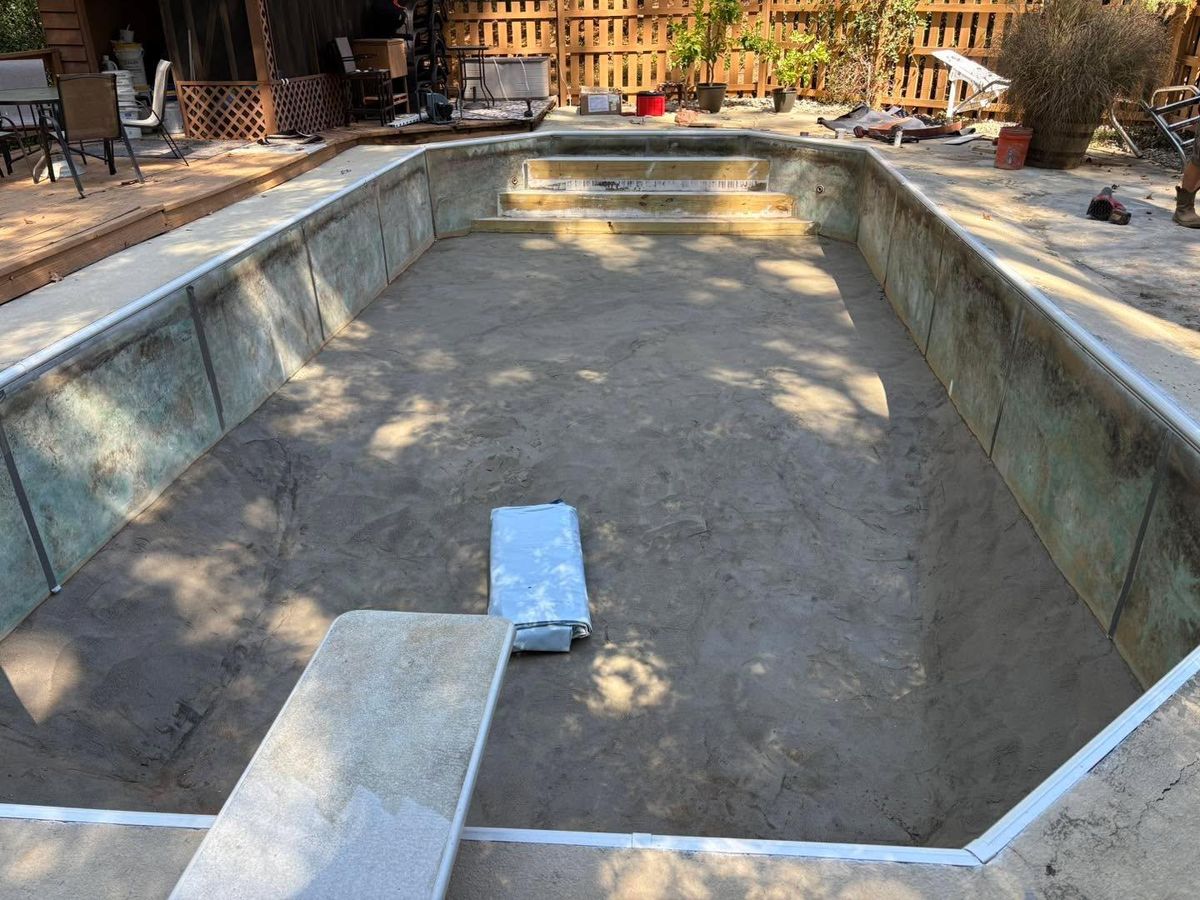 Remodel / Fill In deep End / Steps for Passmore Construction LLC in Dallas, NC