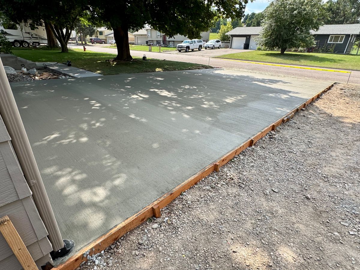 Concrete for Montana Concrete Creations in Bigfork, MT
